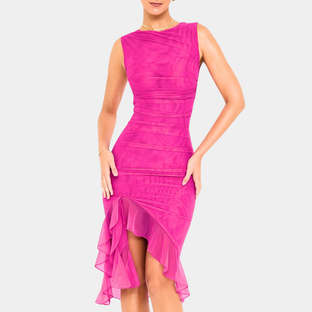 Jade - Verzaubertes Partykleid mit Rüschen für Damen