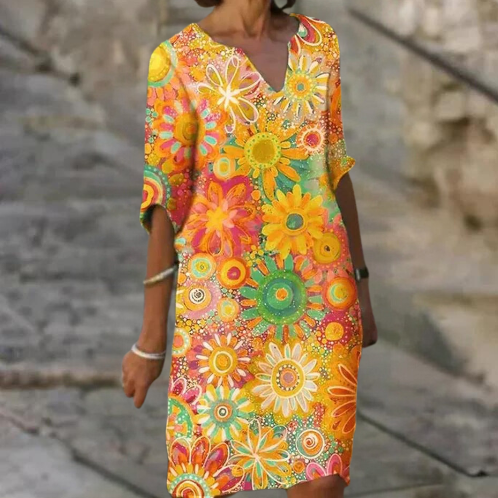 Juliette - Stylisches Sommerkleid mit Blumenmuster