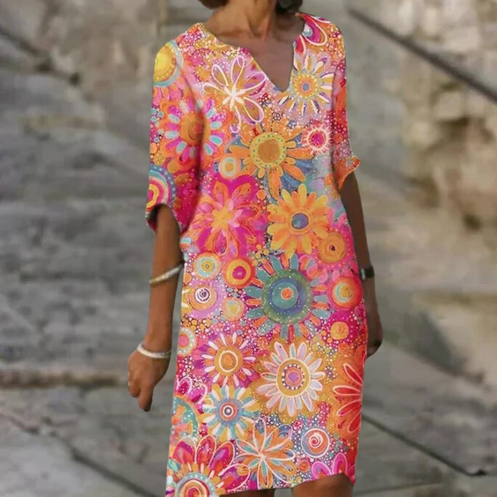 Juliette - Stylisches Sommerkleid mit Blumenmuster