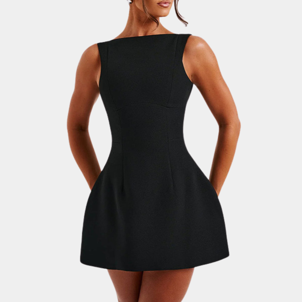 Janelle - Elegantes Minikleid mit offenem Rücken für Damen