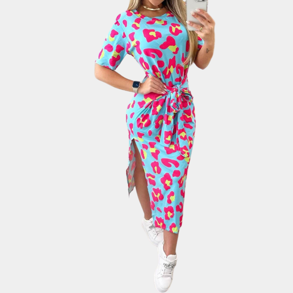Katya - Freizeitkleid mit Leopardenprint