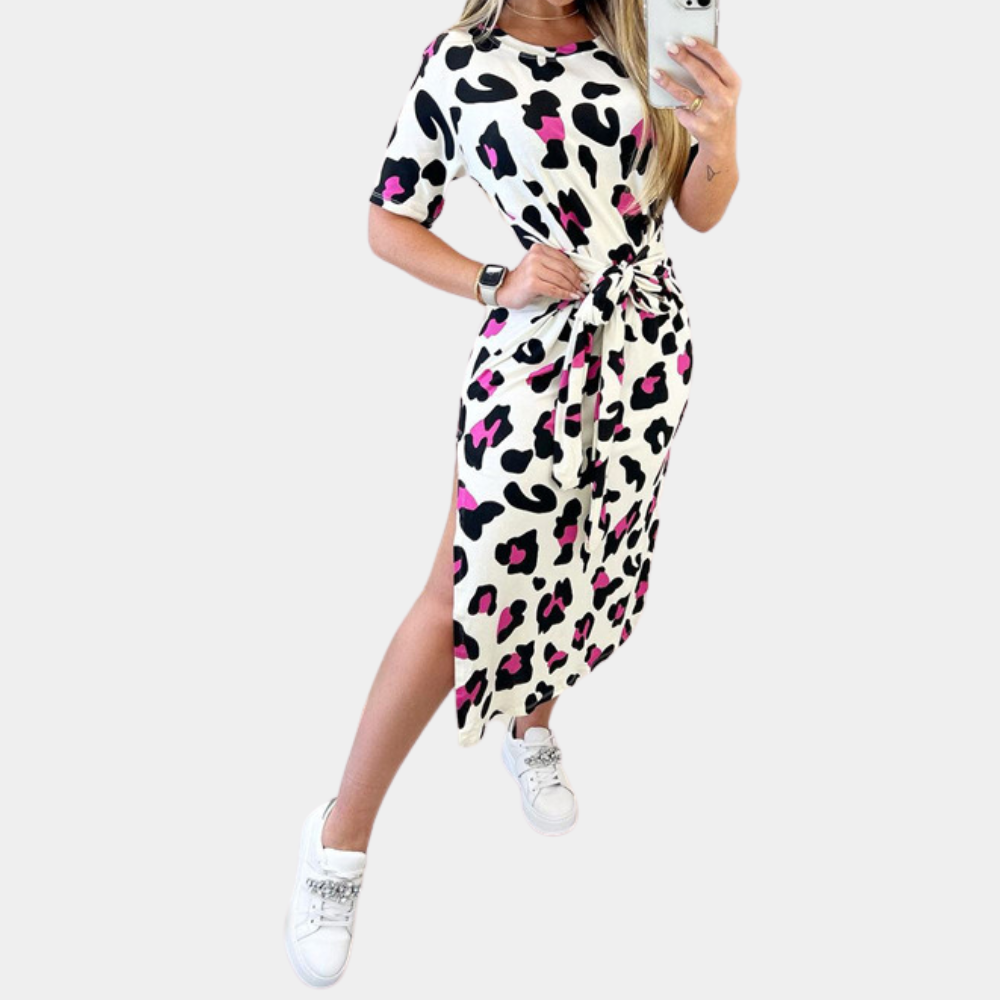 Katya - Freizeitkleid mit Leopardenprint