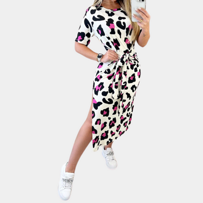 Katya - Freizeitkleid mit Leopardenprint