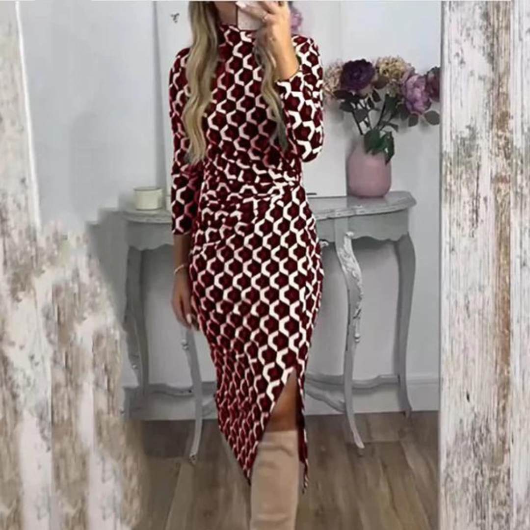 Paulinka - Schickes Kleid für Frauen mit Muster