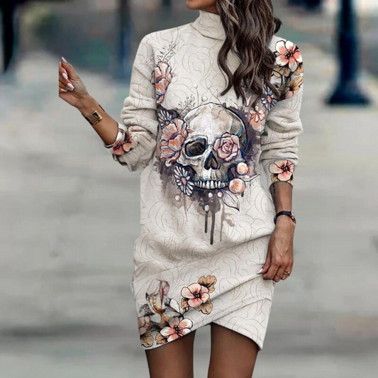 Venetia - Modisches langärmeliges Kleid für Frauen