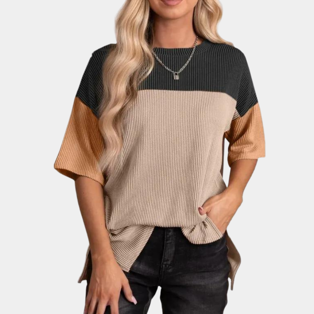 Vanna - Trendiges lockeres T-Shirt für Frauen