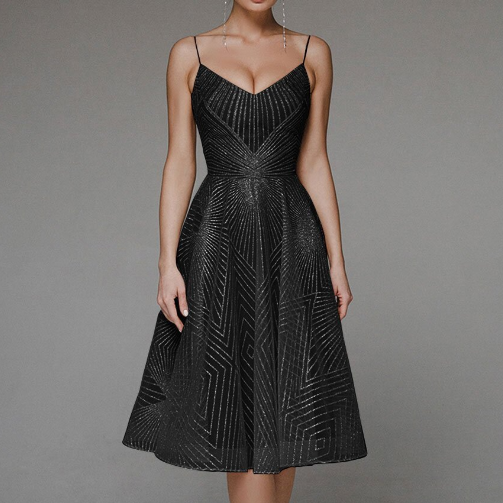 Blanca - Elegantes Kleid mit offenem Rücken für Frauen
