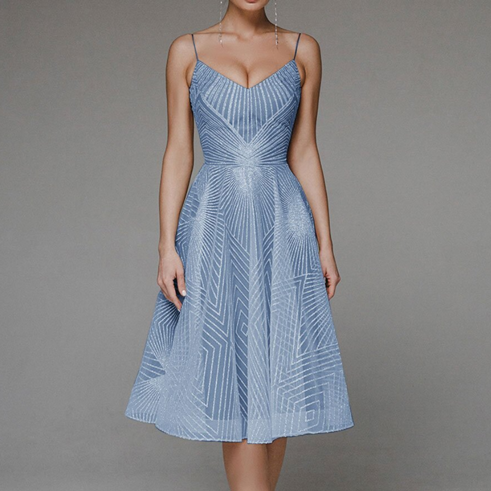 Blanca - Elegantes Kleid mit offenem Rücken für Frauen