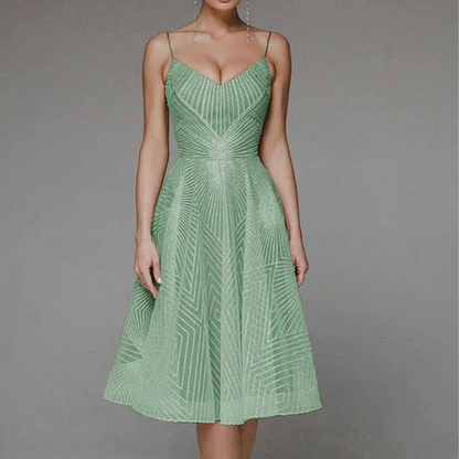Blanca - Elegantes Kleid mit offenem Rücken für Frauen