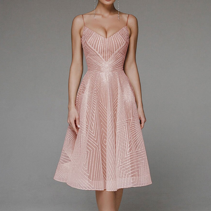 Blanca - Elegantes Kleid mit offenem Rücken für Frauen