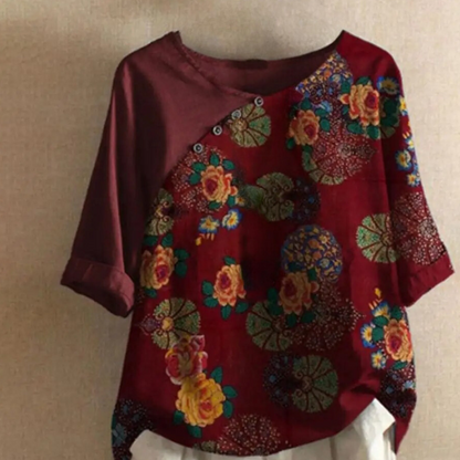 Clarisa - Trendige Retro-Bluse für Frauen