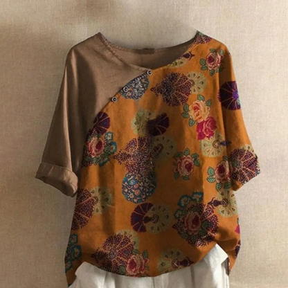 Clarisa - Trendige Retro-Bluse für Frauen