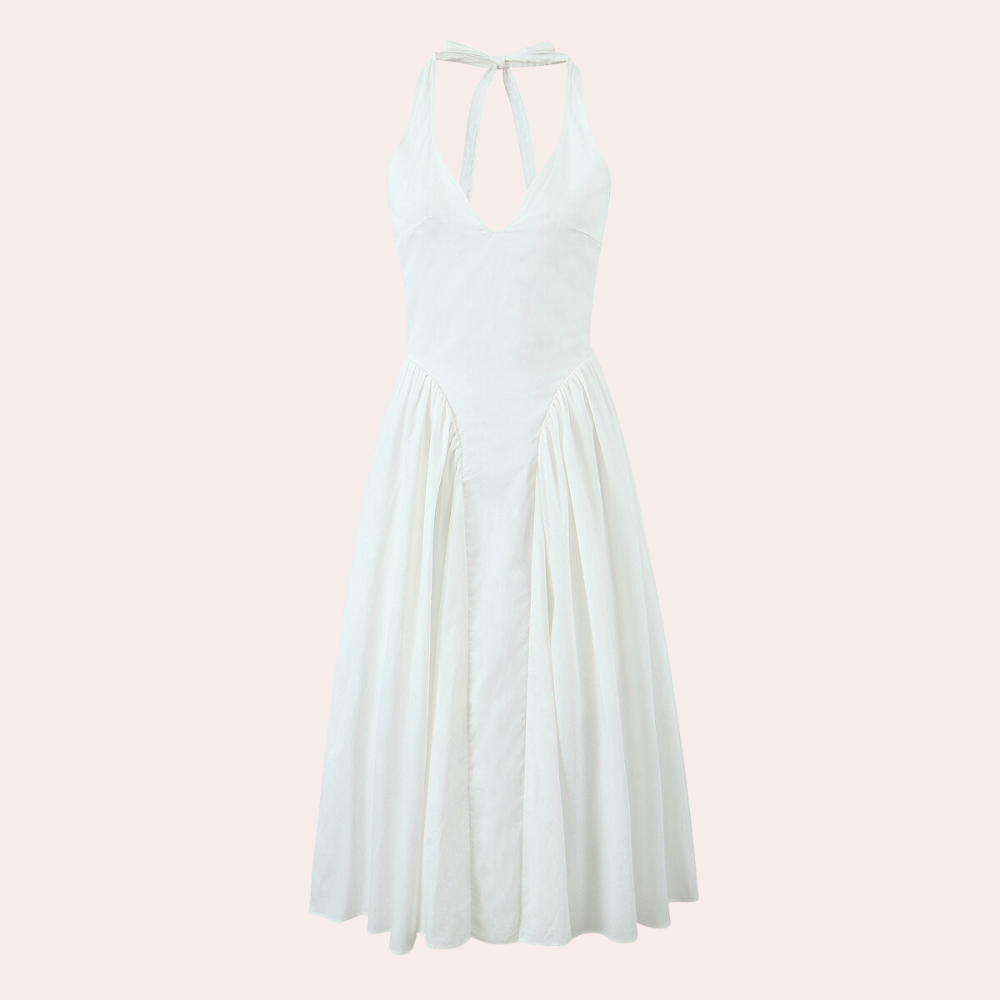 Mani - Stylisches Trägerkleid mit V-Ausschnitt