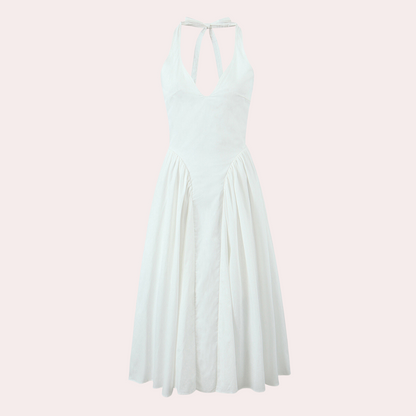Mani - Stylisches Trägerkleid mit V-Ausschnitt