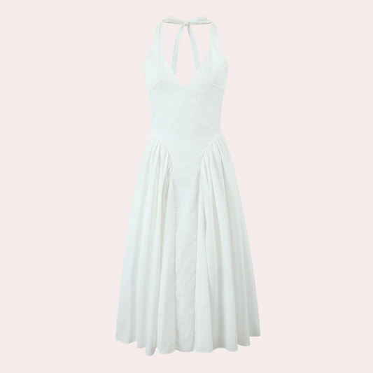 Mani - Stylisches Trägerkleid mit V-Ausschnitt