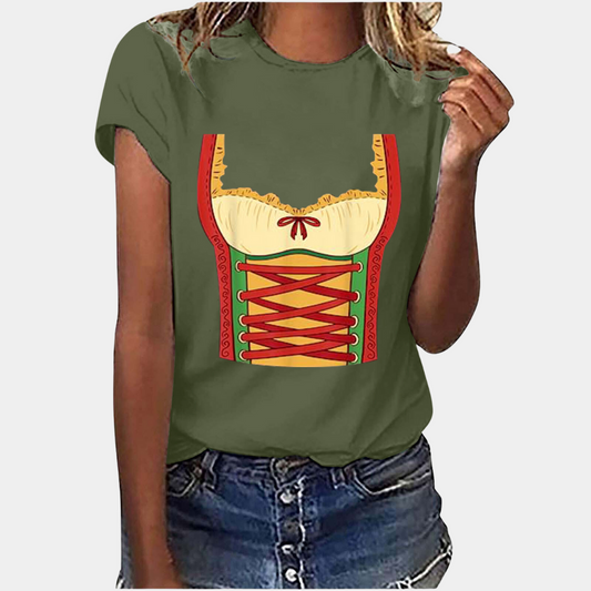 Amaya - Trendiges Oktoberfest-T-Shirt mit Komfort für Damen