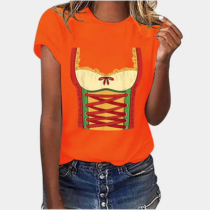 Amaya - Trendiges Oktoberfest-T-Shirt mit Komfort für Damen