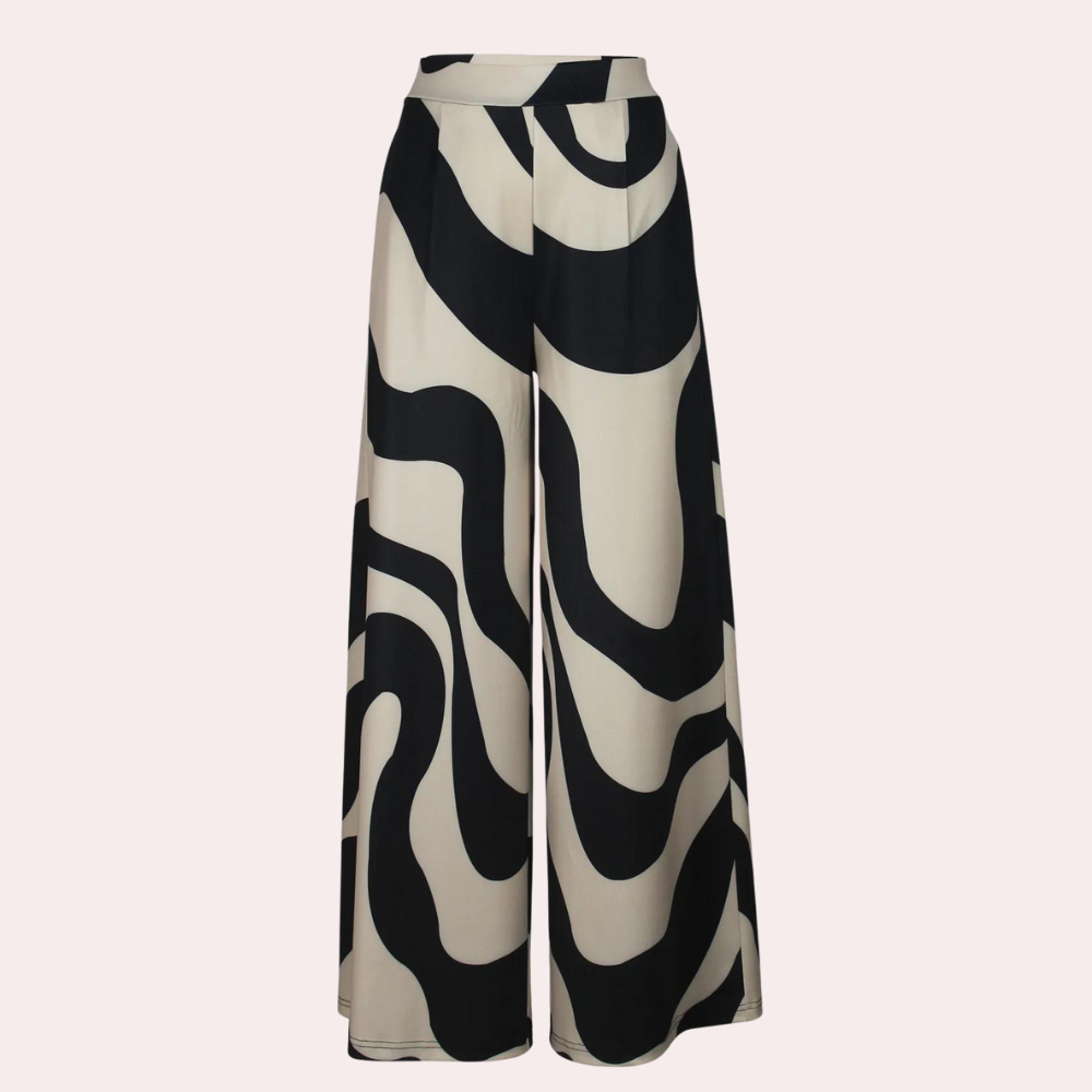 Weite Hosen-mit-hoher-Taille für Frauen