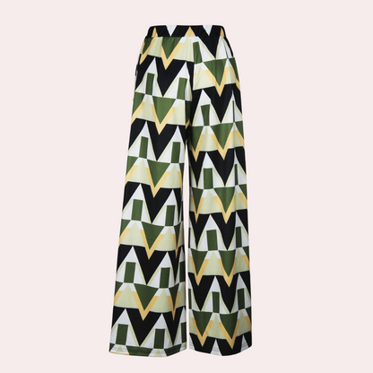 Weite Hosen-mit-hoher-Taille für Frauen