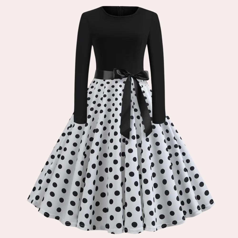 Odeta - Elegantes ausgestelltes Kleid für Frauen