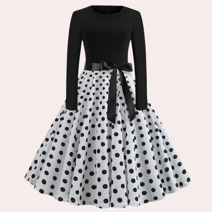 Odeta - Elegantes ausgestelltes Kleid für Frauen