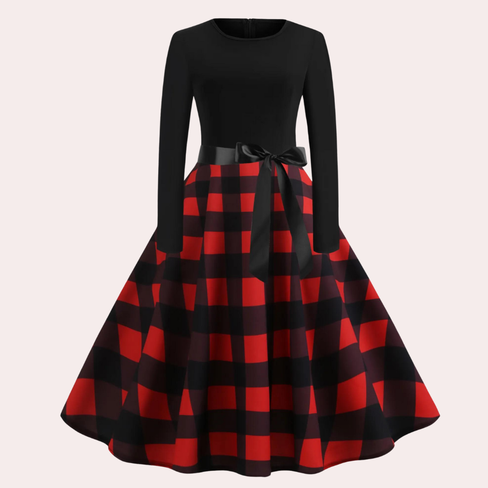 Odeta - Elegantes ausgestelltes Kleid für Frauen