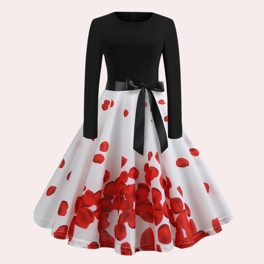 Odeta - Elegantes ausgestelltes Kleid für Frauen