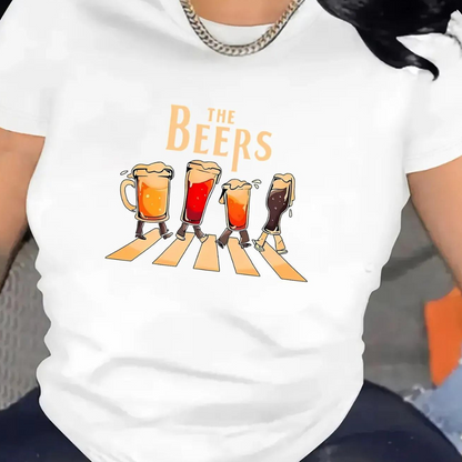 Noor - Klassisches Oktoberfest-Biermarsch-T-Shirt für Damen