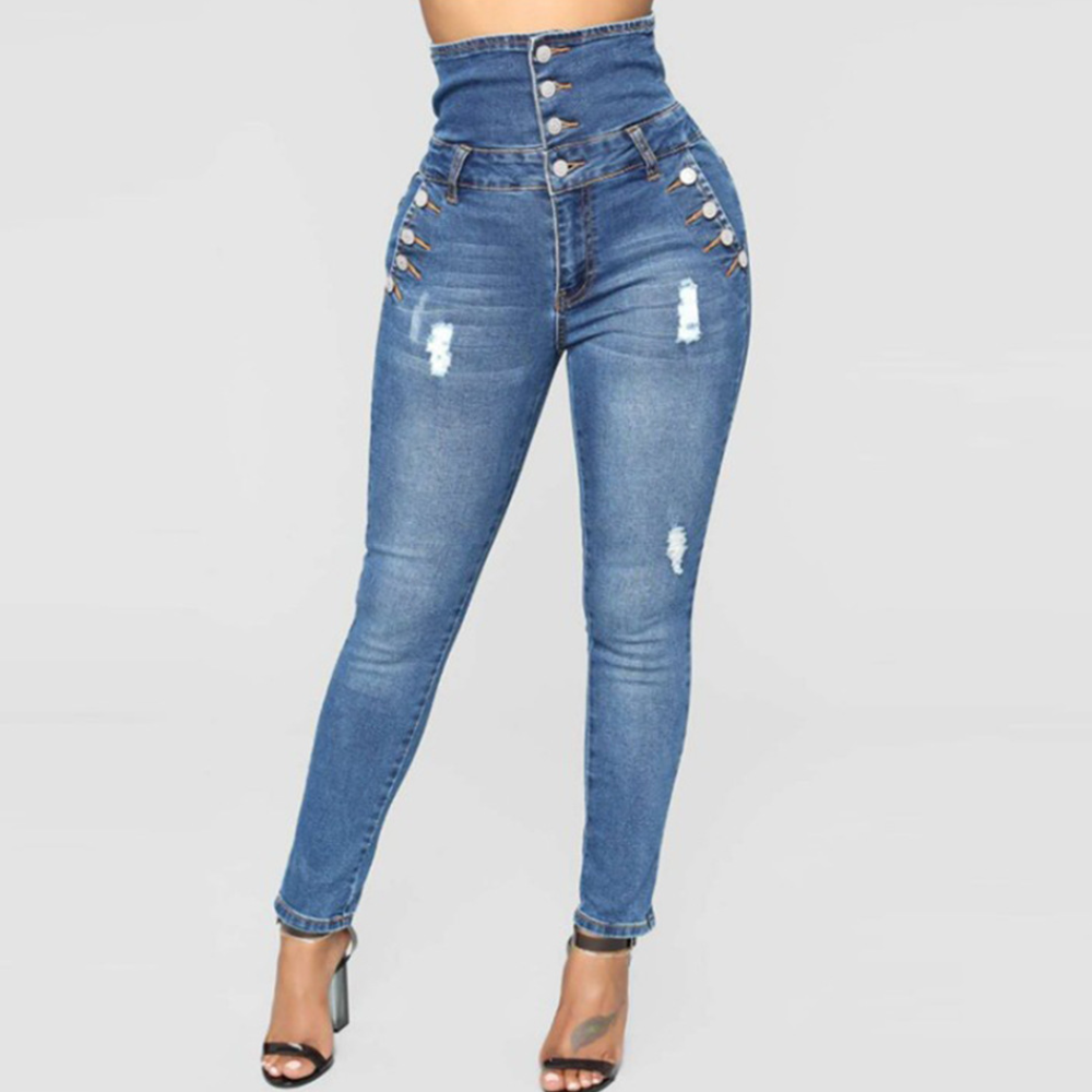 Nola - Elegante Skinny-Hose mit hoher Taille für Frauen