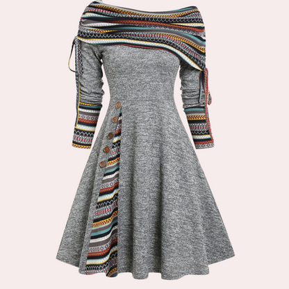 Winona - Feminines Flair Kleid für Frauen