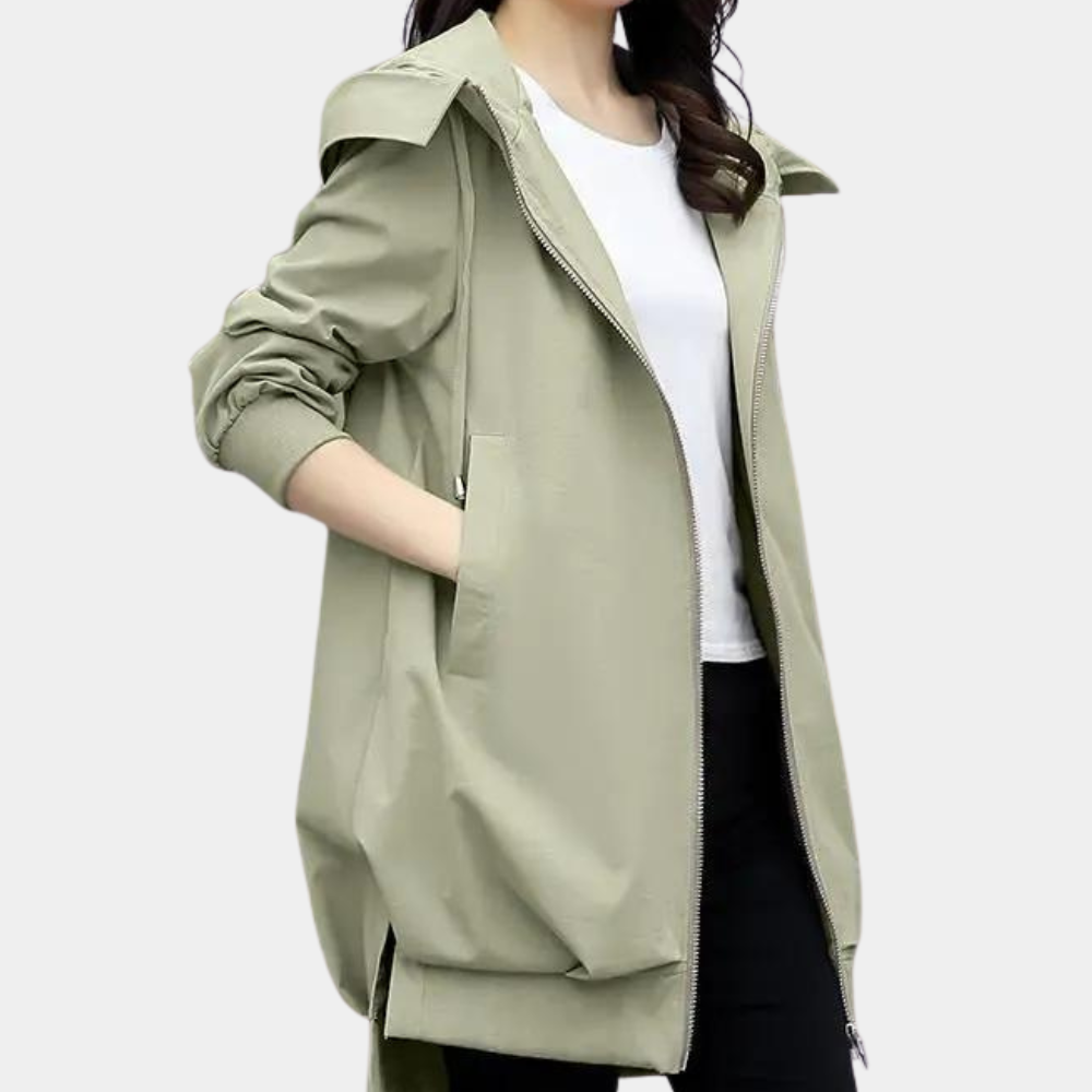 Isabella - Eleganter langer Mantel für Frauen