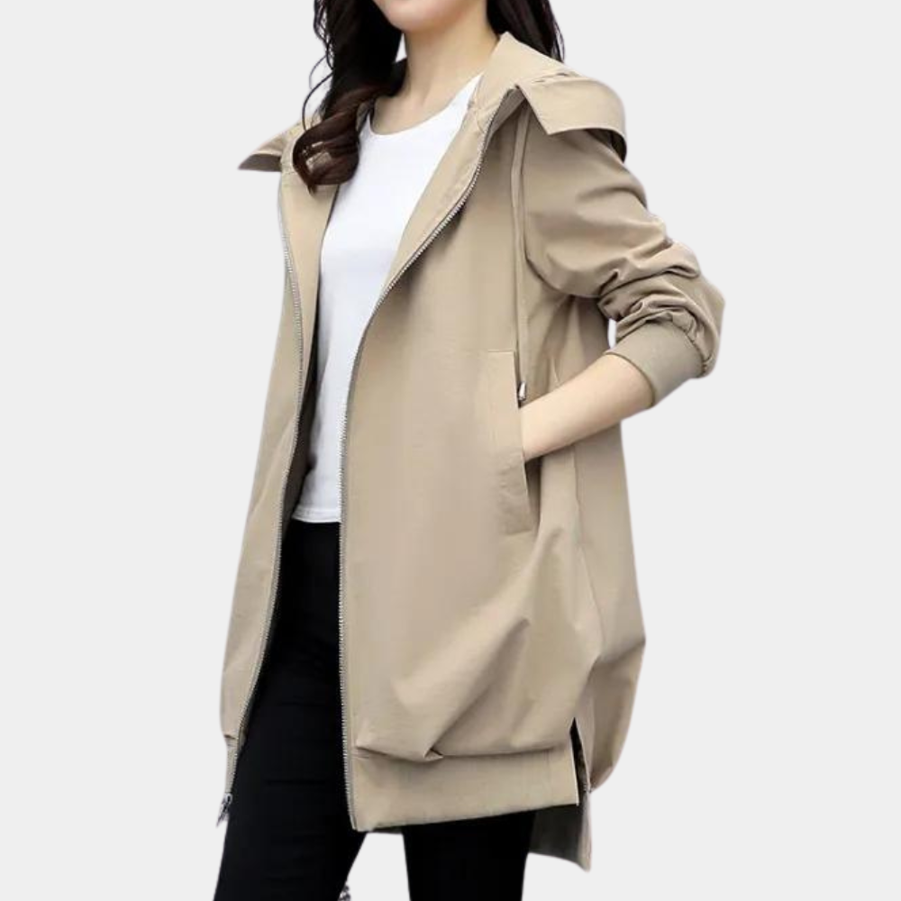Isabella - Eleganter langer Mantel für Frauen