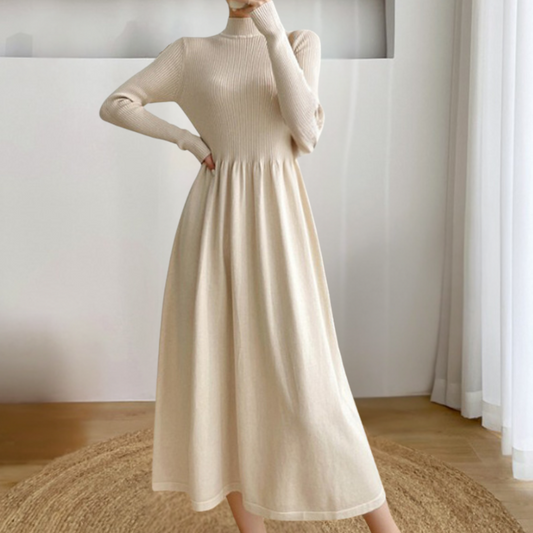 OHANNA - Stylisches Strick-Winterkleid für Frauen