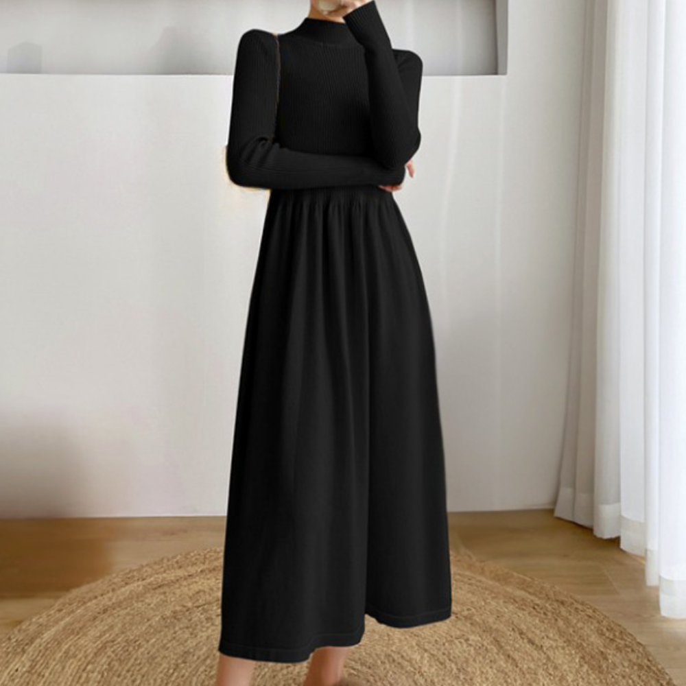 OHANNA - Stylisches Strick-Winterkleid für Frauen