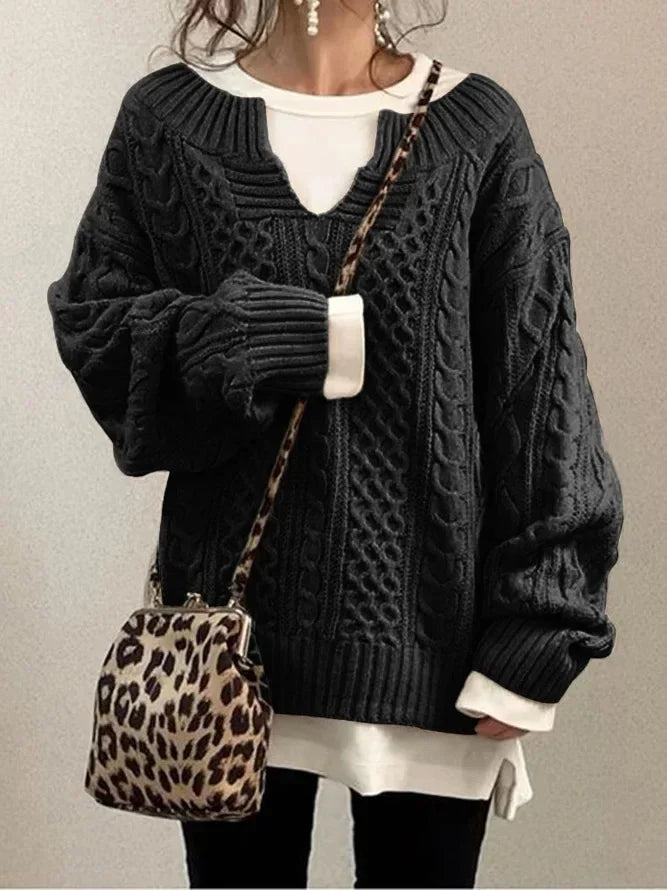 Kris - Modischer Strickpullover für Frauen