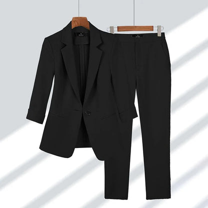 Elegantes Blazer- und Hosenset - Chrysta
