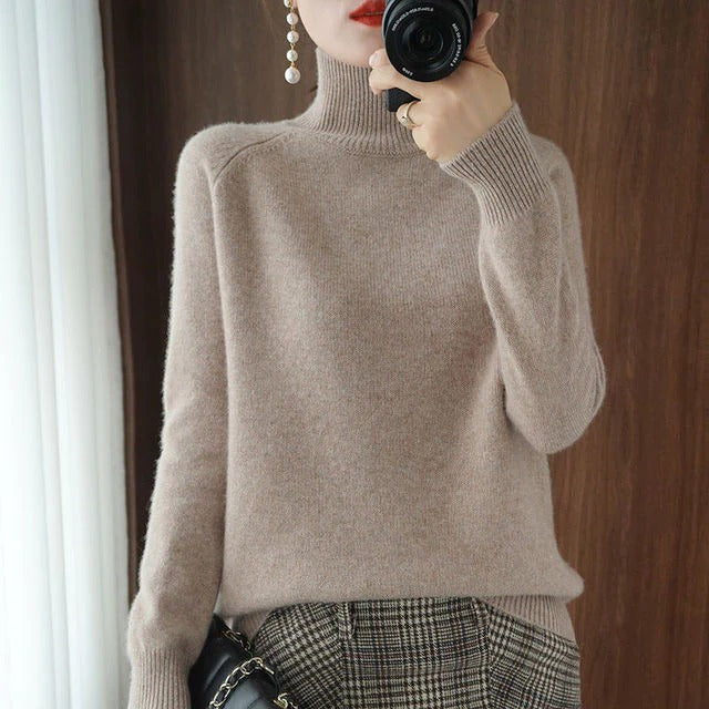 Amelie - Rollkragenpullover aus Kaschmir