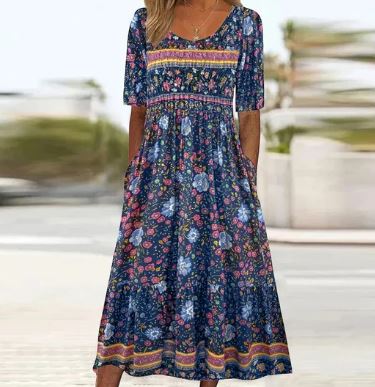 Milanie - Bohème-Kleid