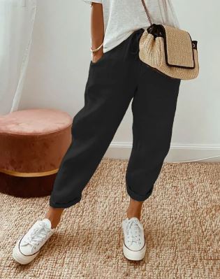 Elegante Baumwollhose