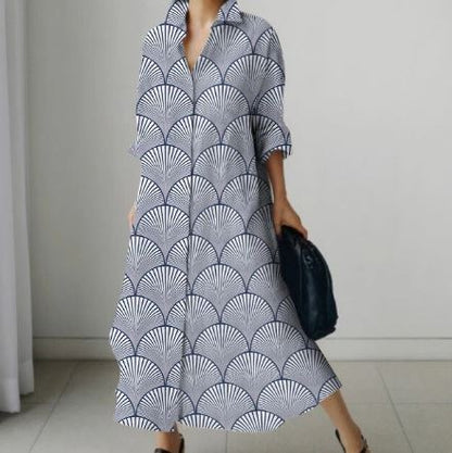 Lucille - Bedrucktes Kleid für Frauen