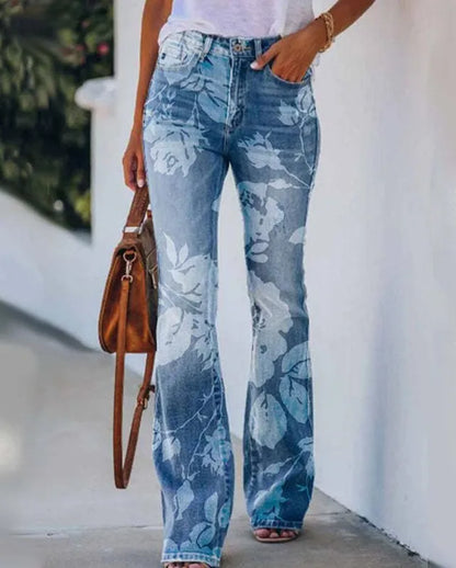 Ada - Jeans mit floralem Muster
