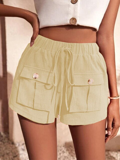 ALISHA - Lässige Cargoshorts mit elastischem Bund