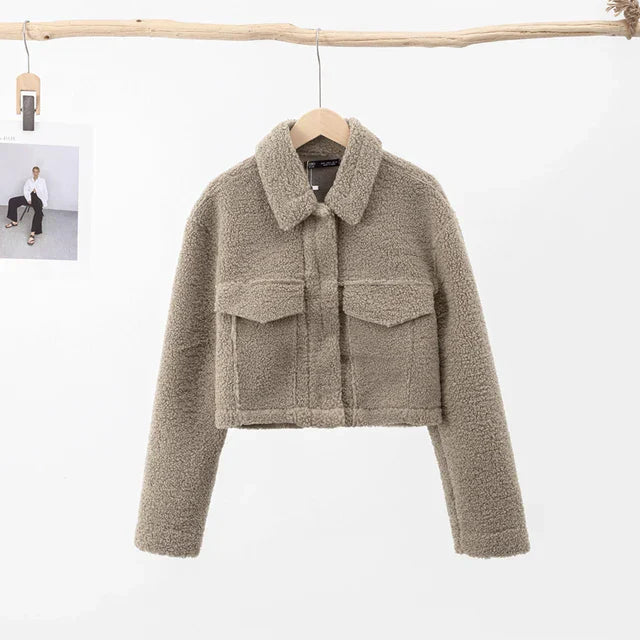 Bianca - Stilvolle warme kurze Jacke