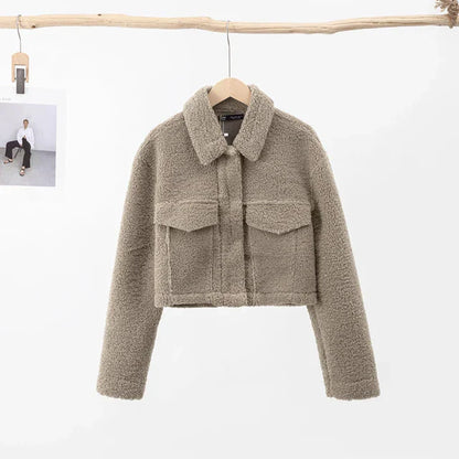 Bianca - Stilvolle warme kurze Jacke