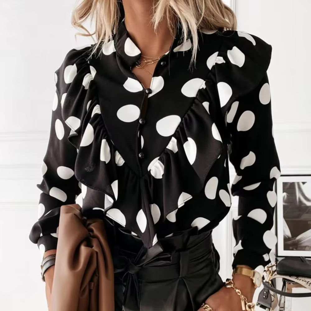 Cato – Elegante Bluse mit Rüschen