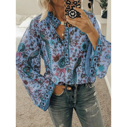 Vinera Bluse | Boho Bluse mit Fledermausärmeln