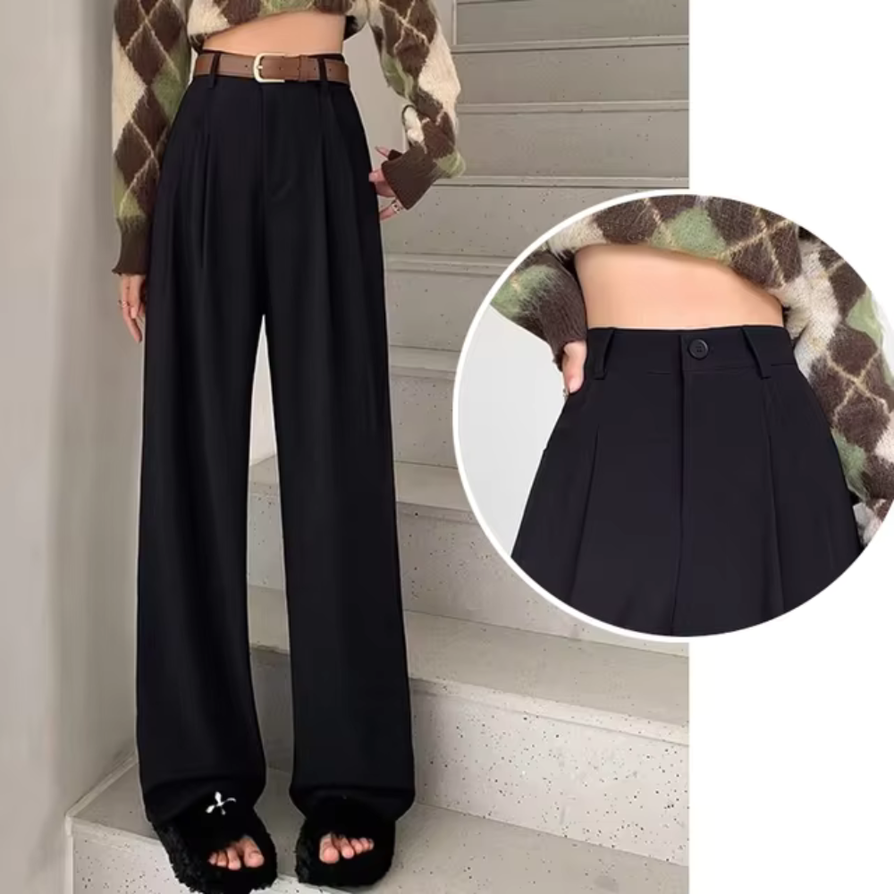 Clare - Bequeme Hose mit hoher Taille