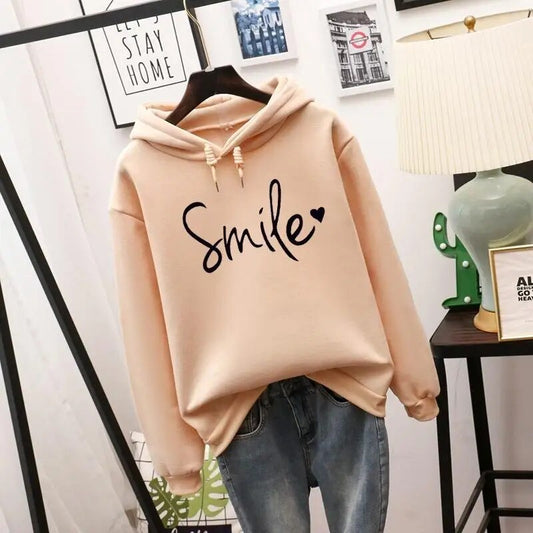 Lächelnder Hoodie - Brie