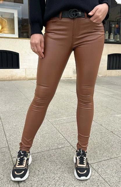 Riley | Beschichtete Skinny Jeans | Modischer Komfort | Luxuriöse Baumwollmischung