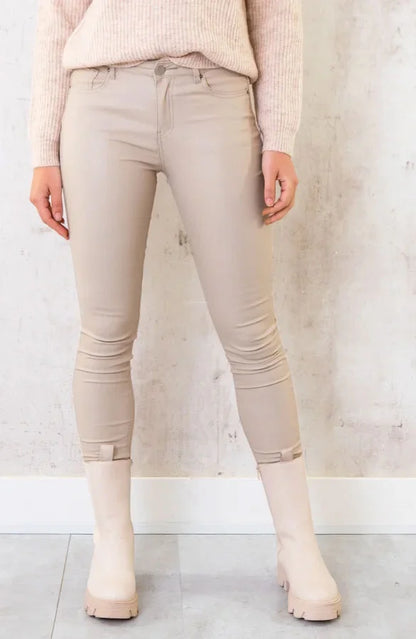 Riley | Beschichtete Skinny Jeans | Modischer Komfort | Luxuriöse Baumwollmischung